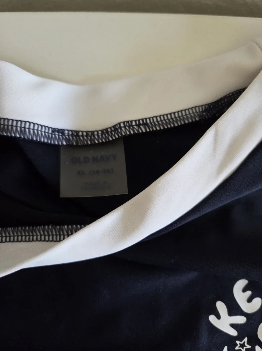Old Navy Kids Navy Swim T-Shirt 🏊